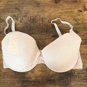 Laura Ashley Soft/Light Blush Lace Bra